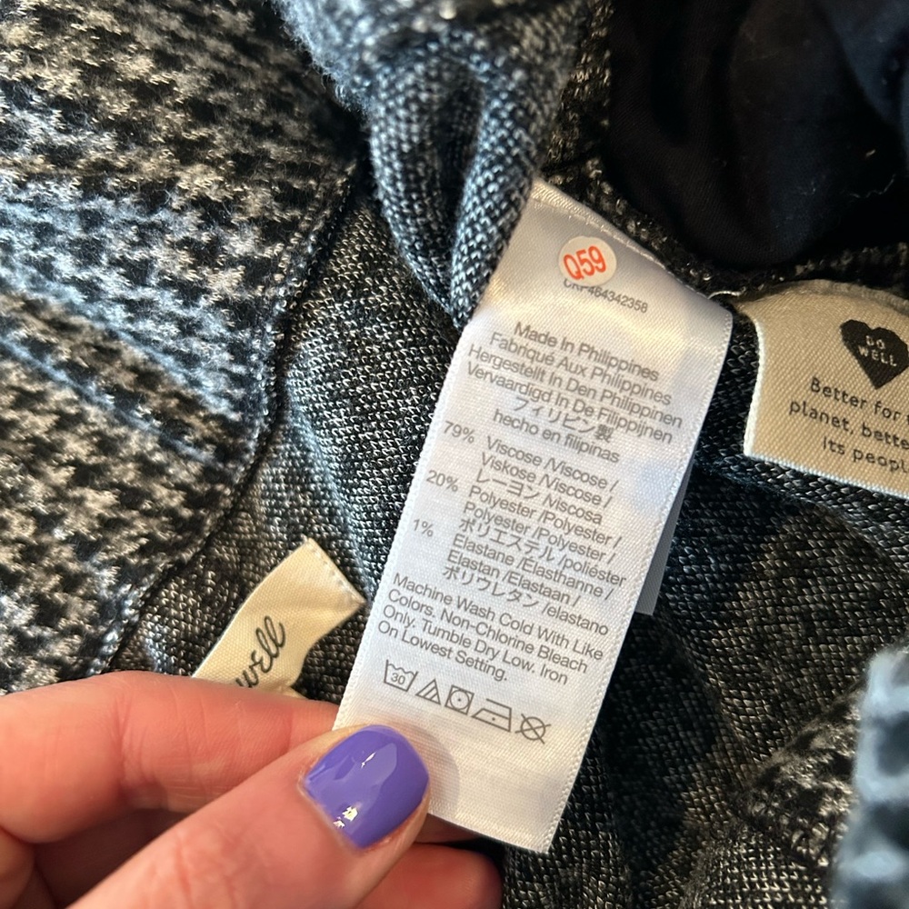 Madewell Huston Pants Size L - Picture 3 of 7